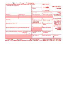 1099-MISC Form Printable 📝 Get IRS 1099-MISC Form to Print in PDF. Fill ...